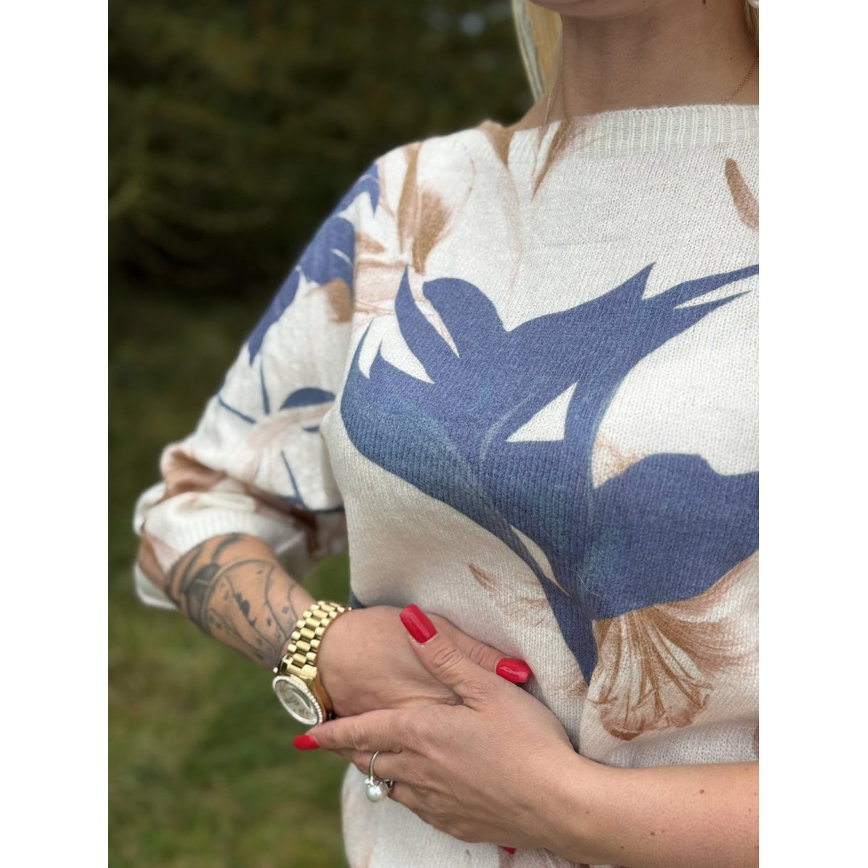 Italiensk sweater i uld.