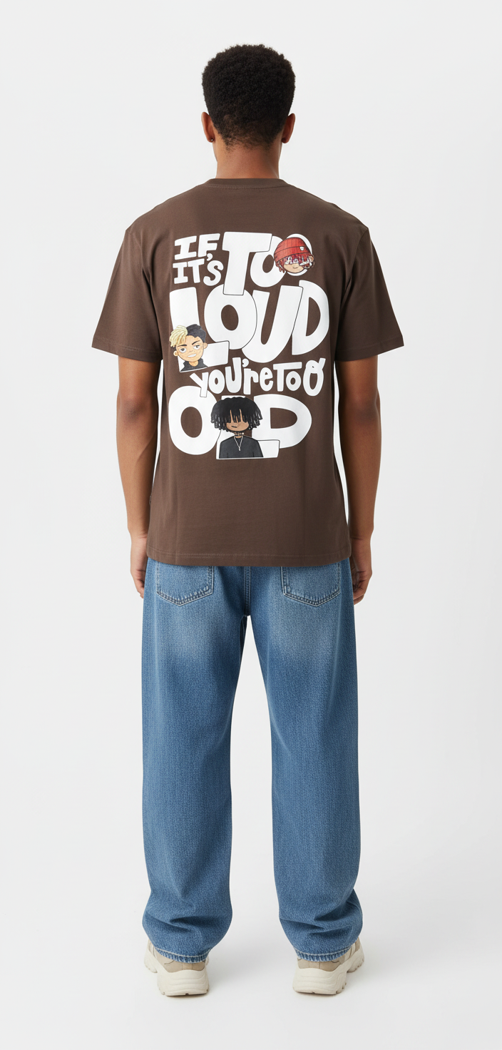 T-shirt til mand 100% bomuld