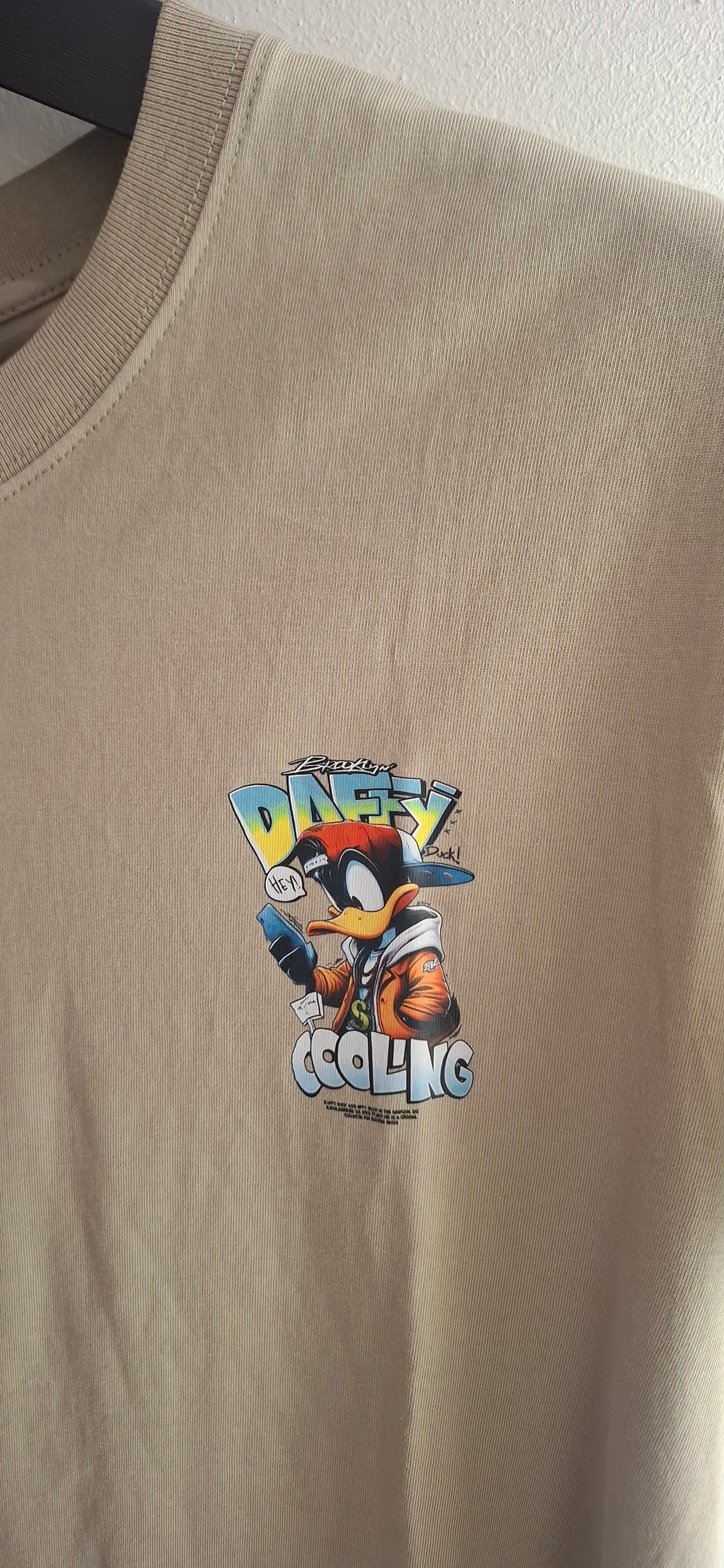 T-shirt med 100% bomuld print unisex