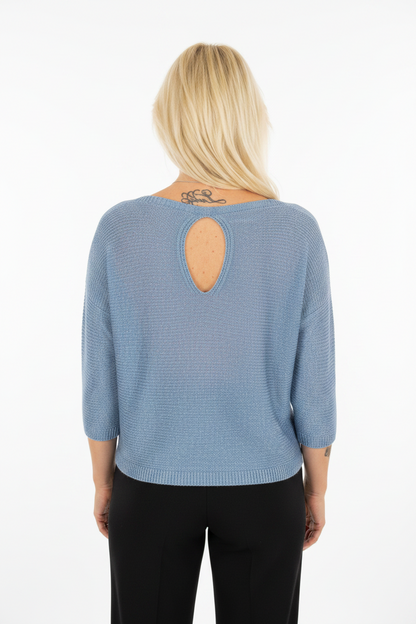 Eksklusiv italiensk sweater med glimmer✨