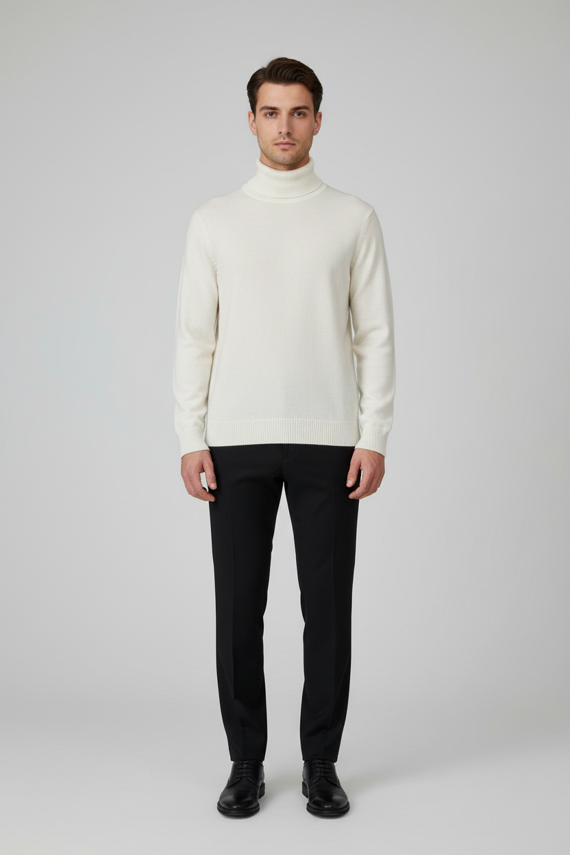 Rullekrave-sweater