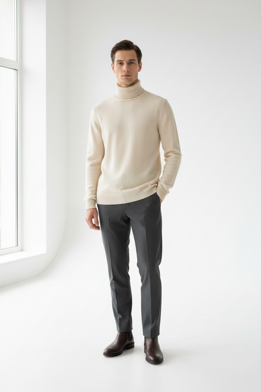 Rullekrave-sweater