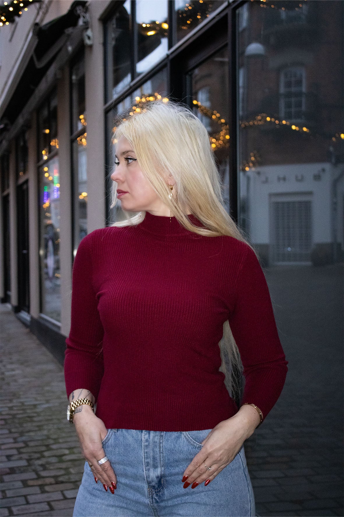 Kvinde Rullekrave