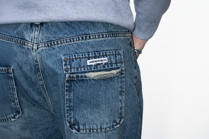 Jeans bukser moderigtige unisex kinesiske stil