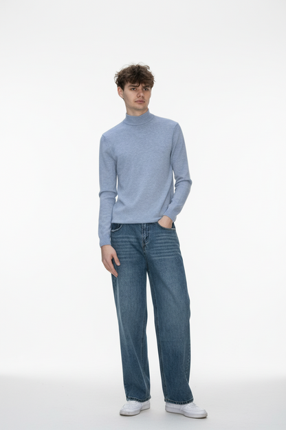 Jeans bukser moderigtige unisex kinesiske stil