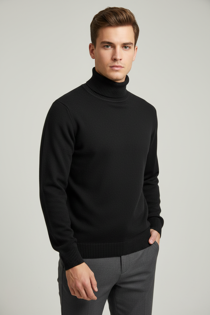 Rullekrave-sweater