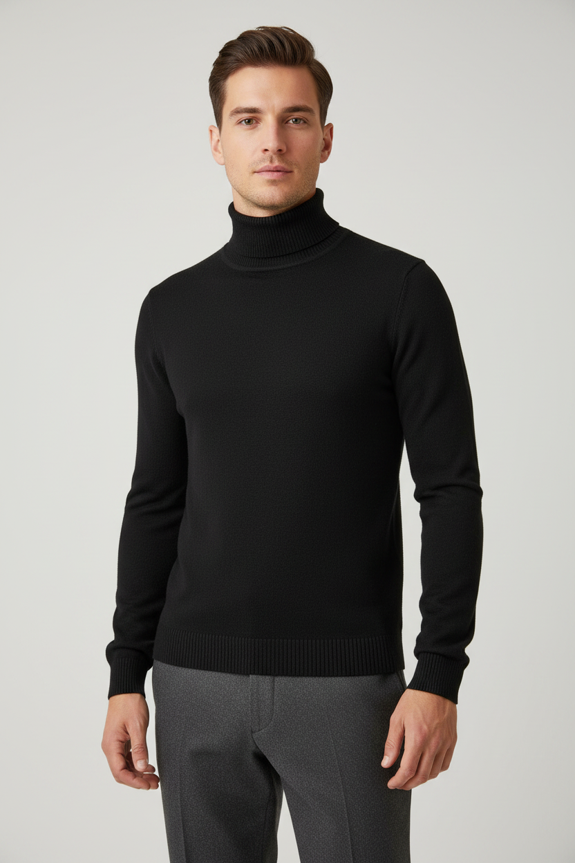 Rullekrave-sweater