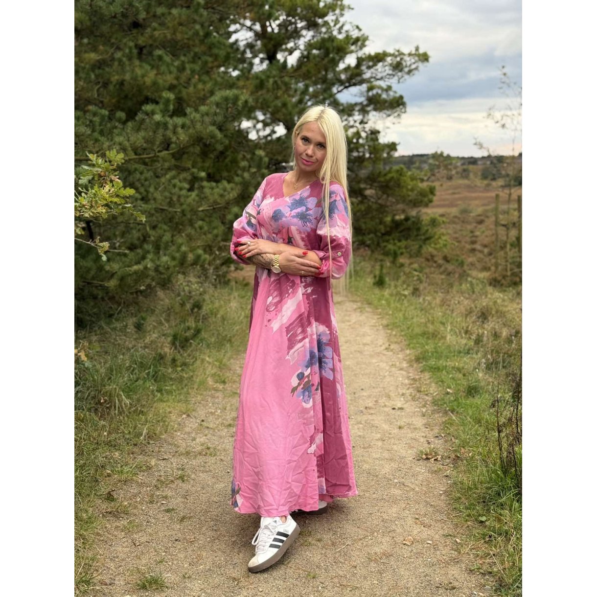 Italiensk lang kjole 