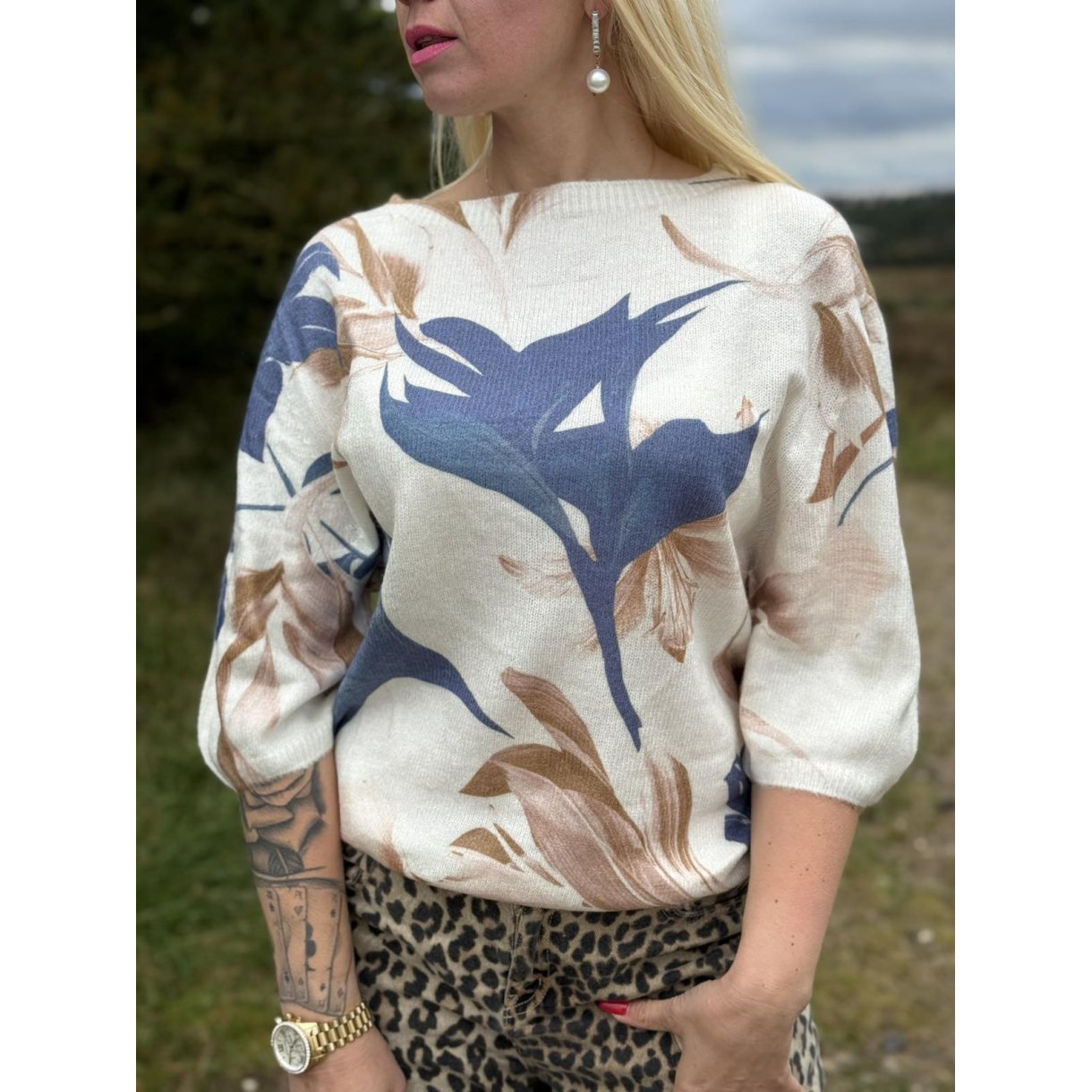 Italiensk sweater i uld.