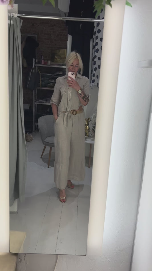 Italiensk Hør bukser ✨