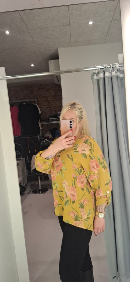 Italiensk Bluse 100% bomuld