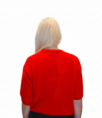 Sweater med mohair og ulv til kvinder