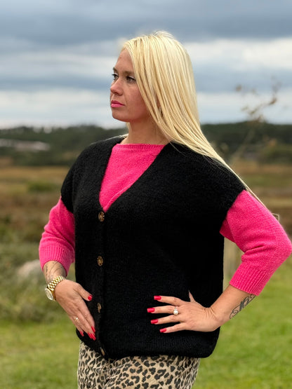 Kvinde vest med uld.