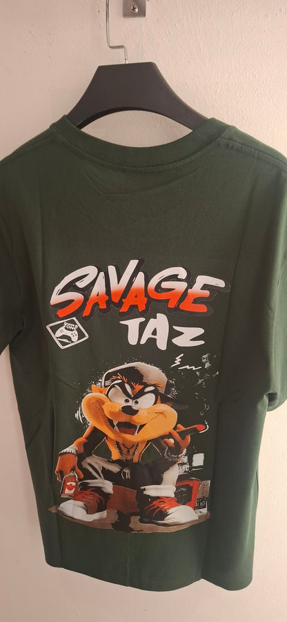 T-shirt med 100% bomuld print  unisex