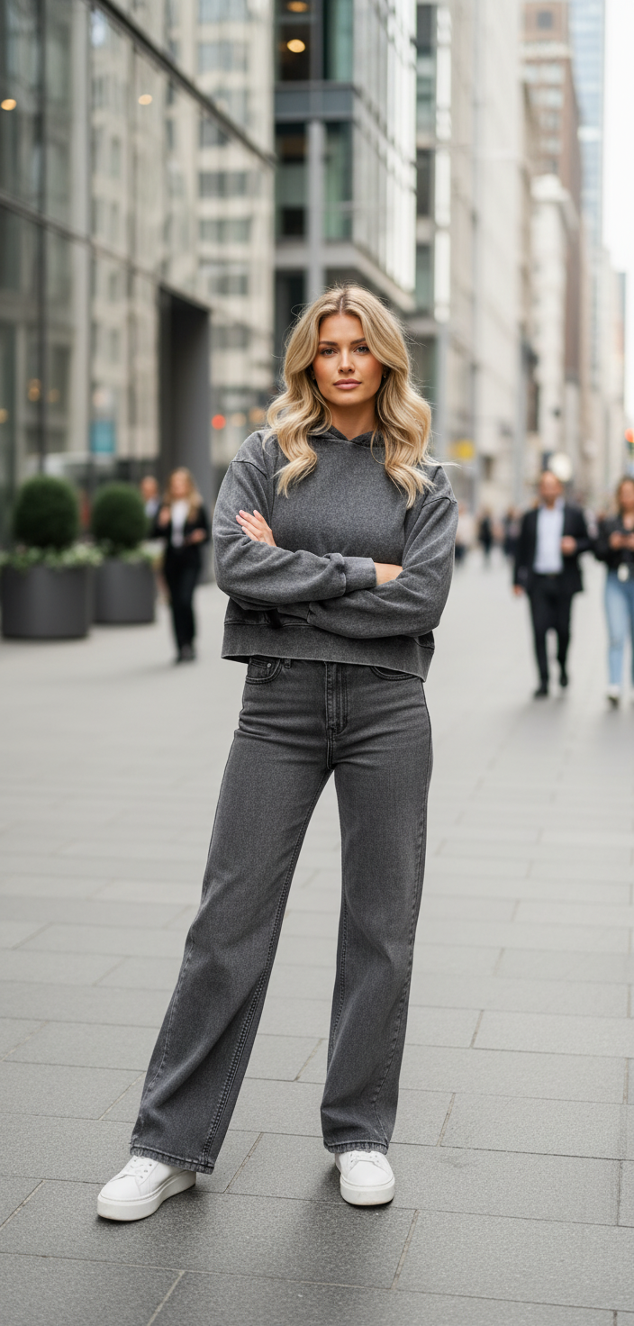 Moderigtige stræk jeans