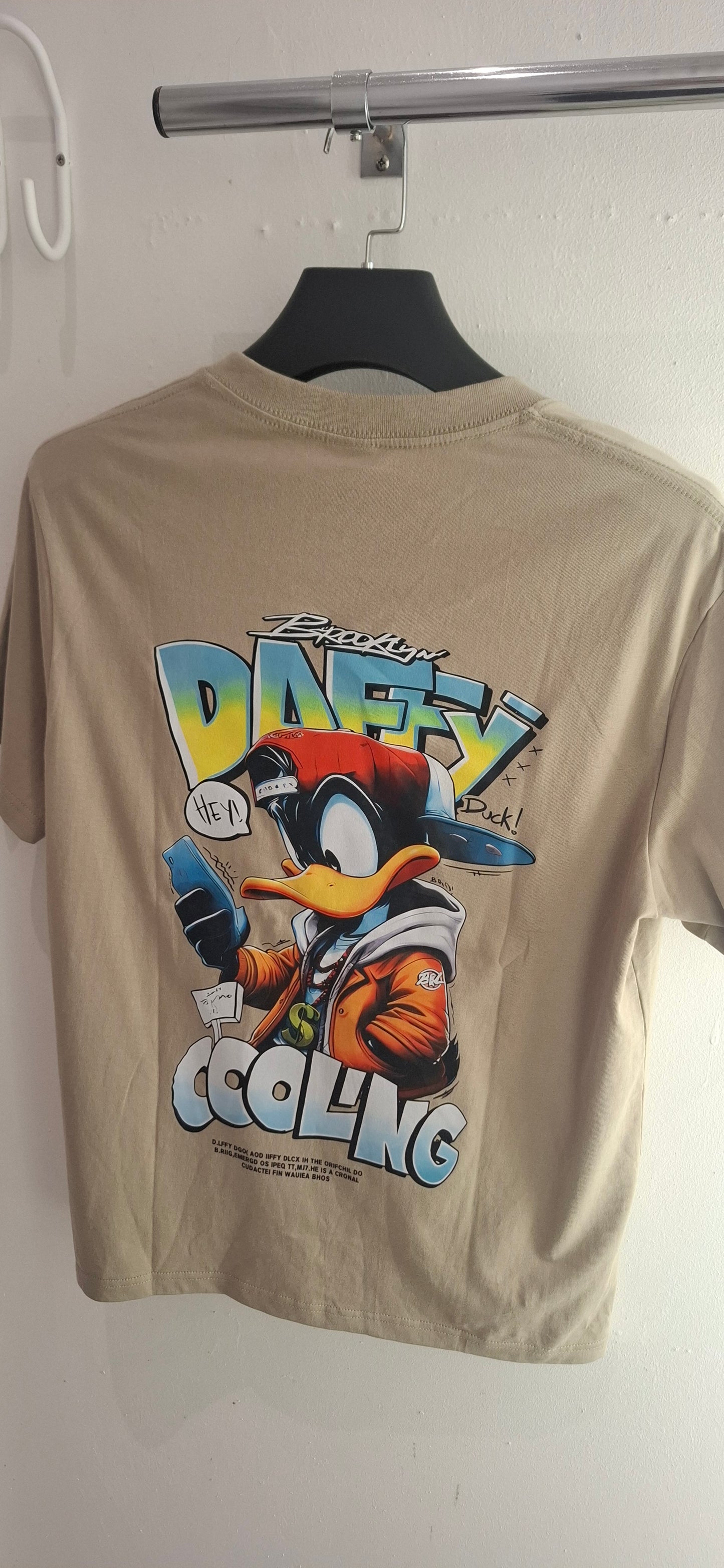 T-shirt med 100% bomuld print  unisex