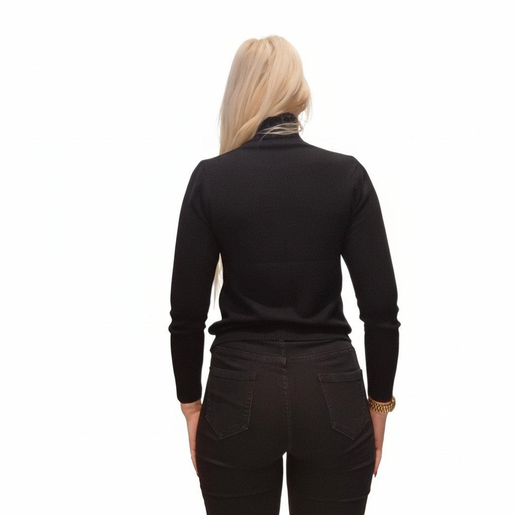 Rullekrave sweater