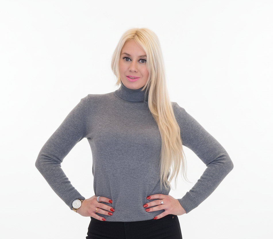 Rullekrave sweater