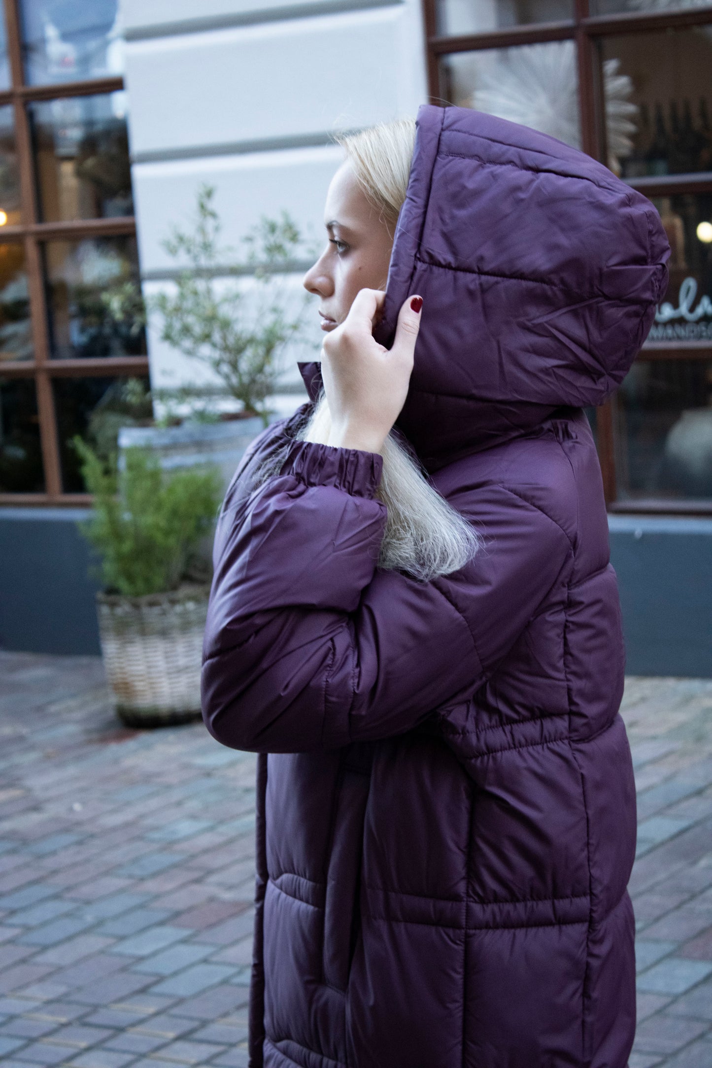 Lang Oversize Vinter jakke til Kvinder