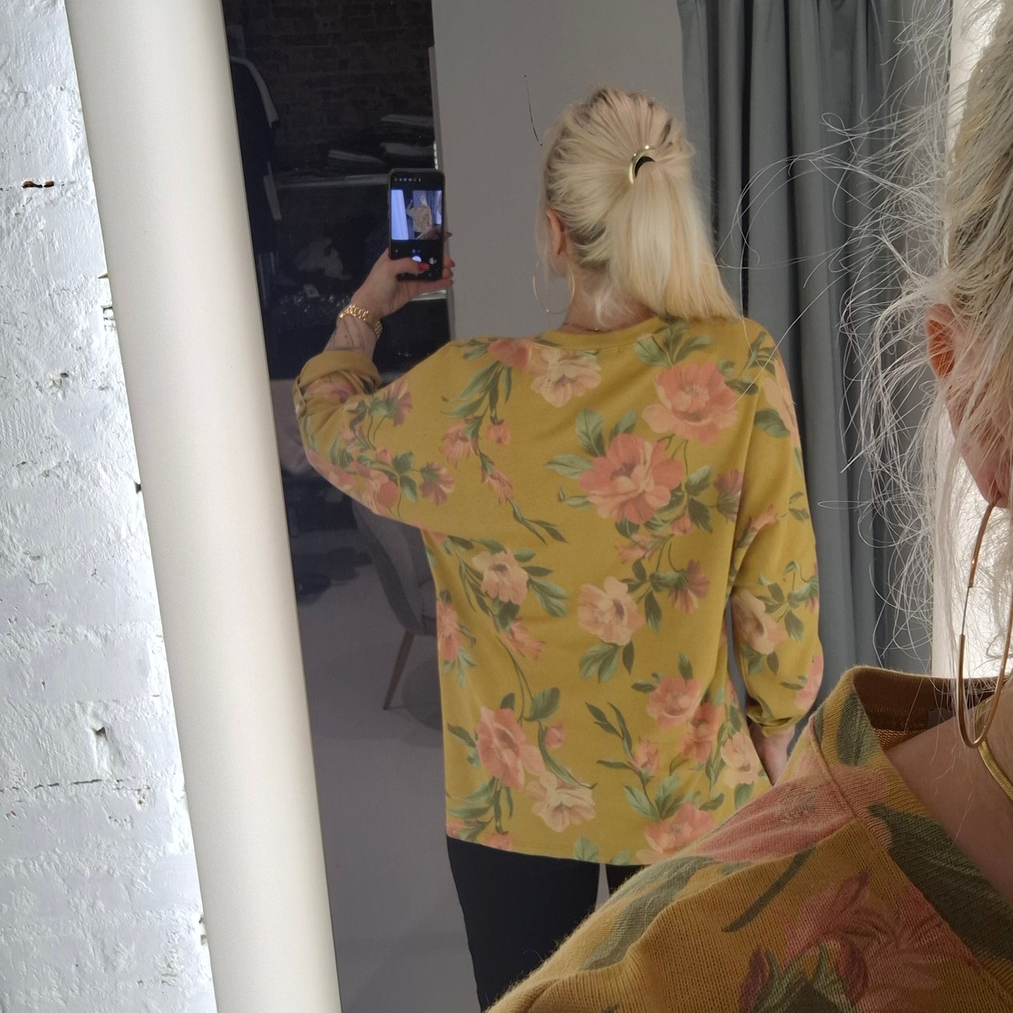 Italiensk Bluse 100% bomuld