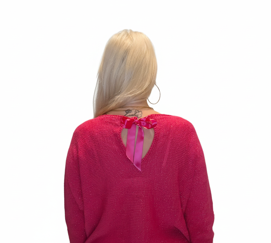 Italiensk glimmer bluse