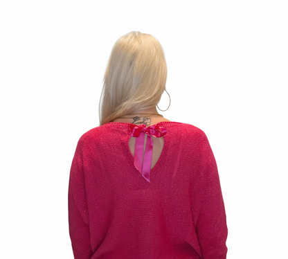 Italiensk glimmer bluse