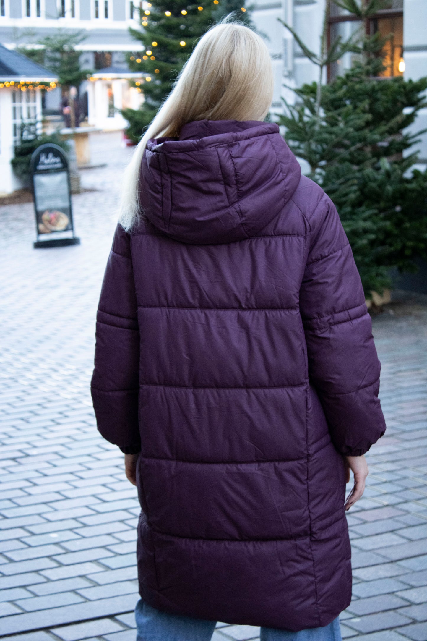 Lang Oversize Vinter jakke til Kvinder