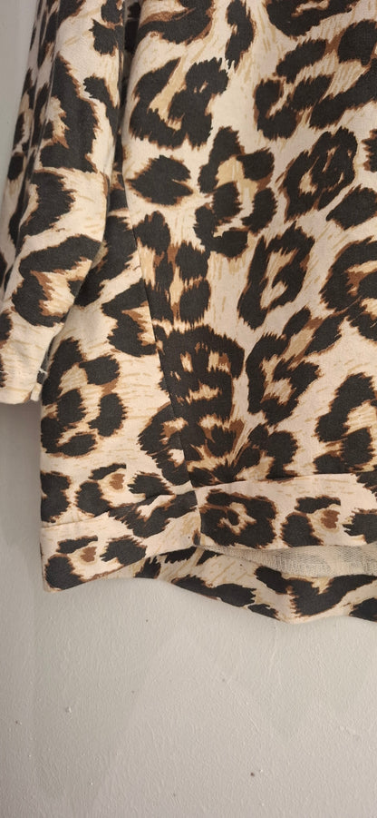 Italiensk trøje med leopard print