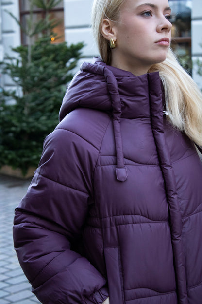 Lang Oversize Vinter jakke til Kvinder